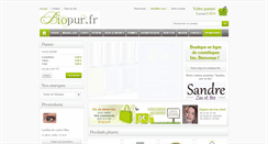 Desktop Screenshot of biopur.fr